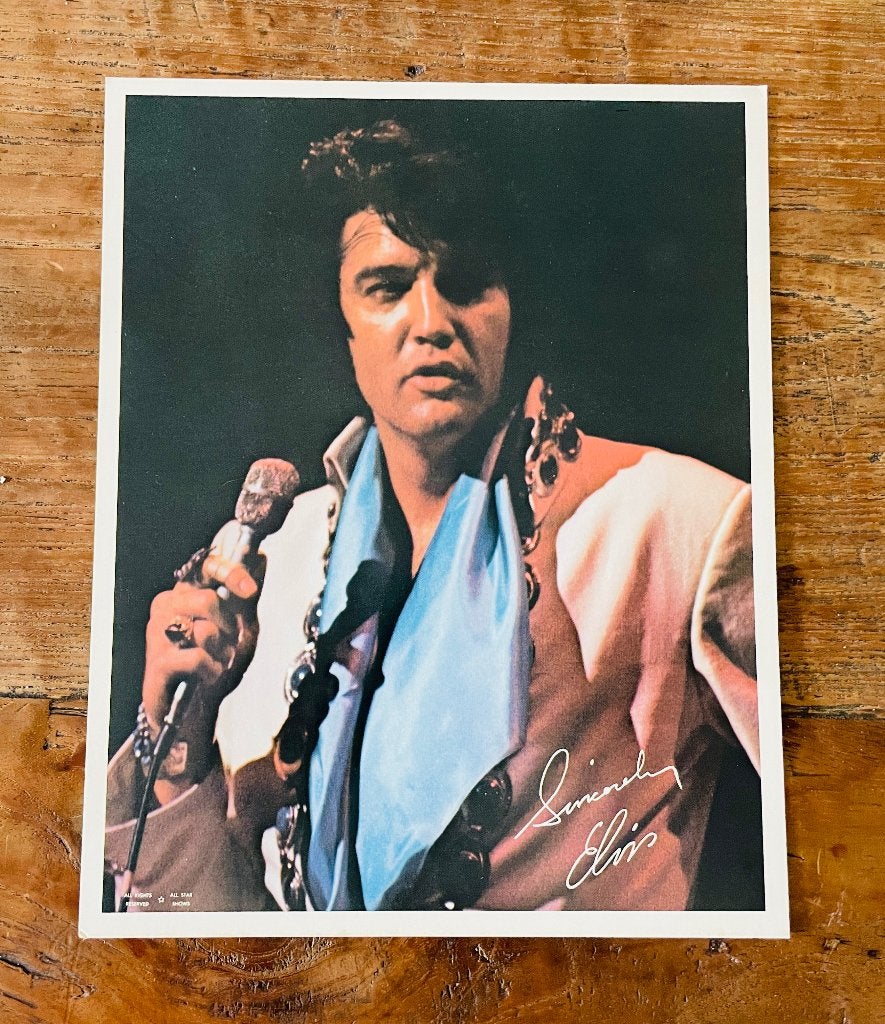 Elvis Presley - 70s Tour Foto - USA, Verzenden, Zo goed als nieuw, Foto of Kaart