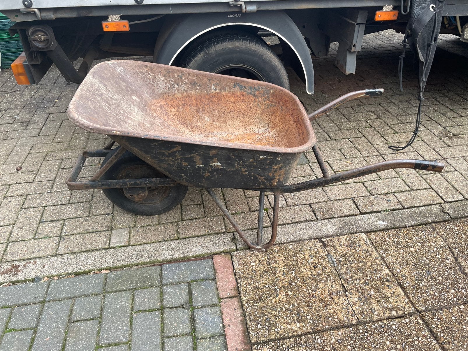 Antieke fort kruiwagen zeker 50 jaar oud, Ophalen, T, N, Handmatig