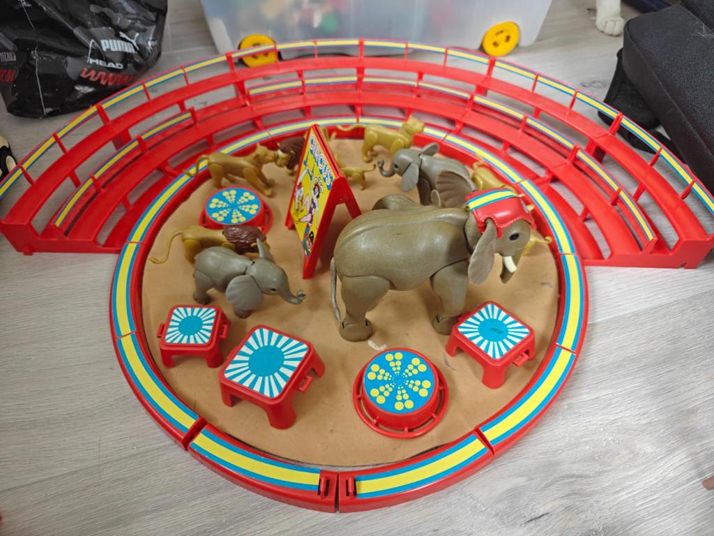 Playmobil boerderij + circus, Ophalen, Gebruikt, Los playmobil