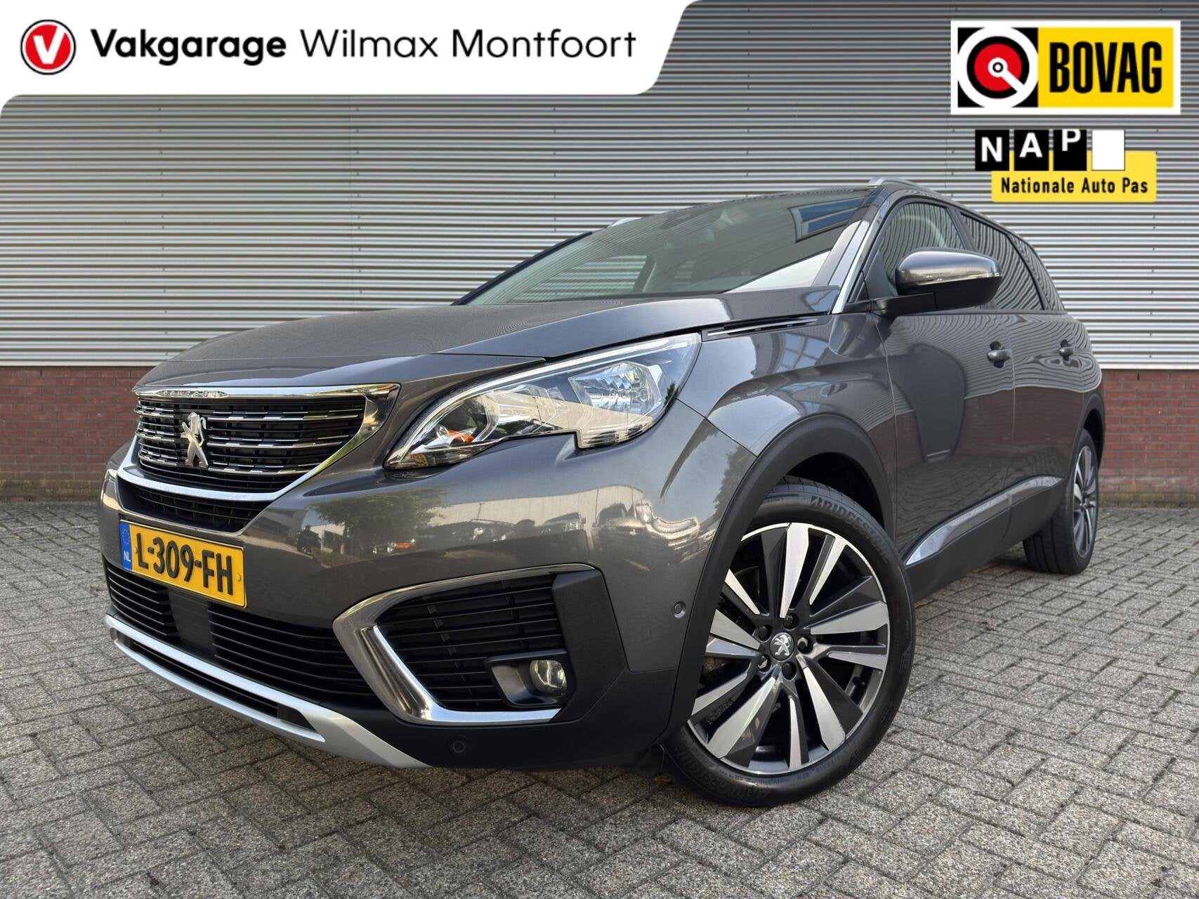 Peugeot 5008 PureTech Allure Avantage|7pers.|Camera|Adaptive, Auto's, Gebruikt, Euro 6, 1199 cc, Met garantie (alle)
