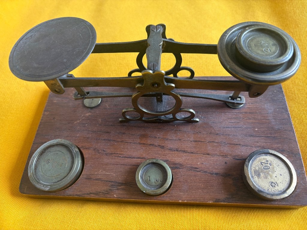 Antiek weegschaal Engelse 1835, Ophalen of Verzenden