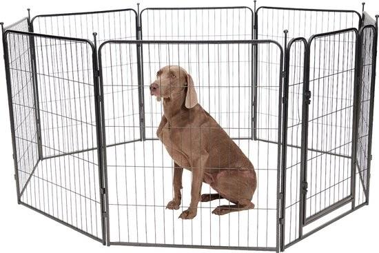 Brixy Hondenren - Puppyren - 8 Panelen - 80 x 100 CM, Dieren en Toebehoren, Hondenbenches, Zo goed als nieuw, Ophalen of Verzenden
