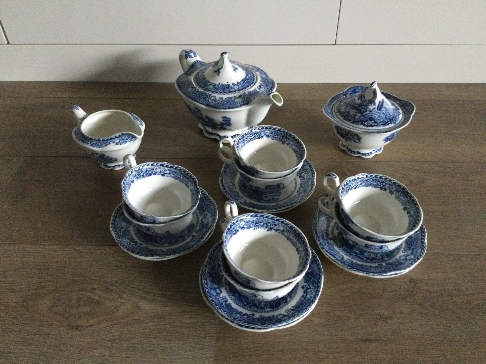 Engels theeservies tintern Abbay Wood & Sons high tea, Antiek en Kunst, Ophalen of Verzenden