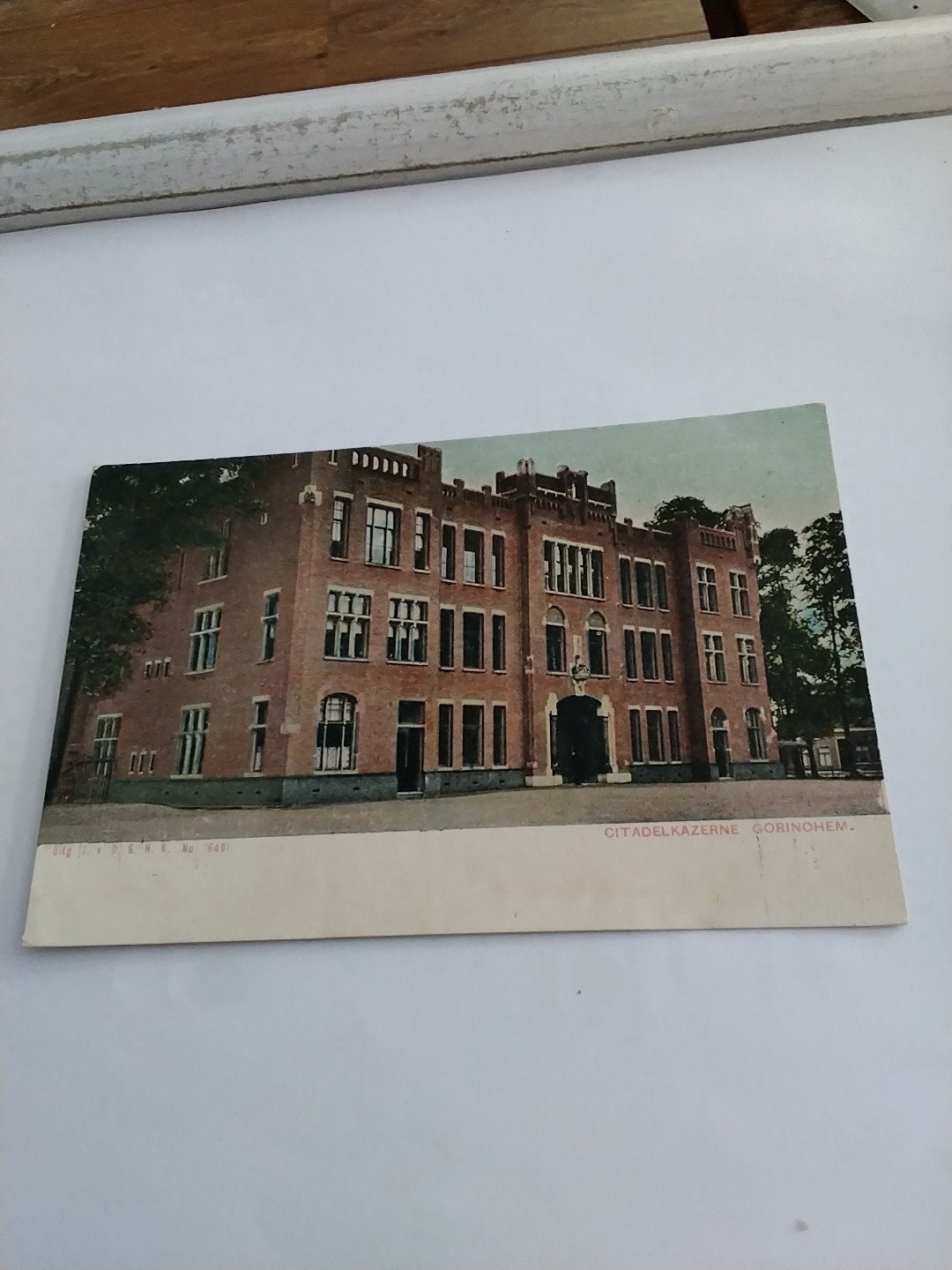 Oude Ansichtkaart Citadelkazerne Gorinchem, Ophalen of Verzenden, Voor 1920, Gelopen, Zuid-Holland