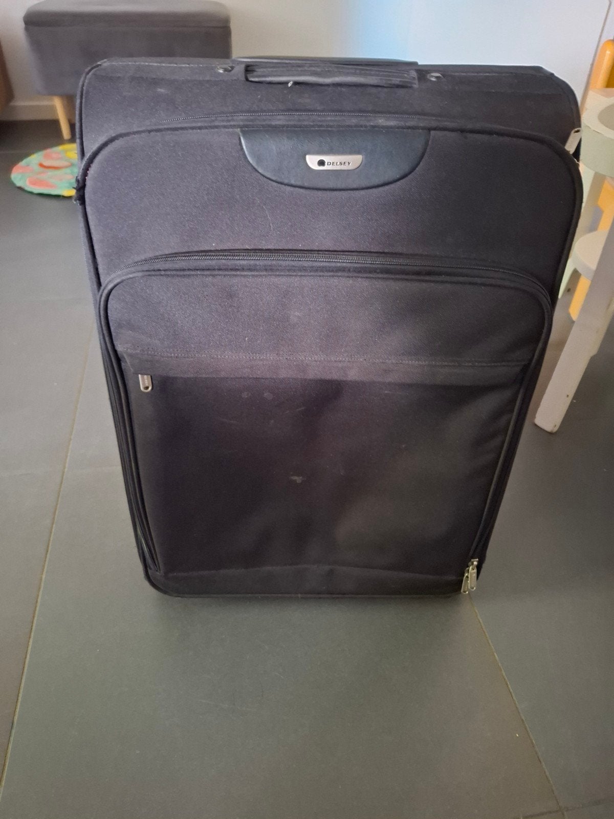 koffer Delsey, 60 tot 70 cm, Overige materialen, Wieltjes, Gebruikt
