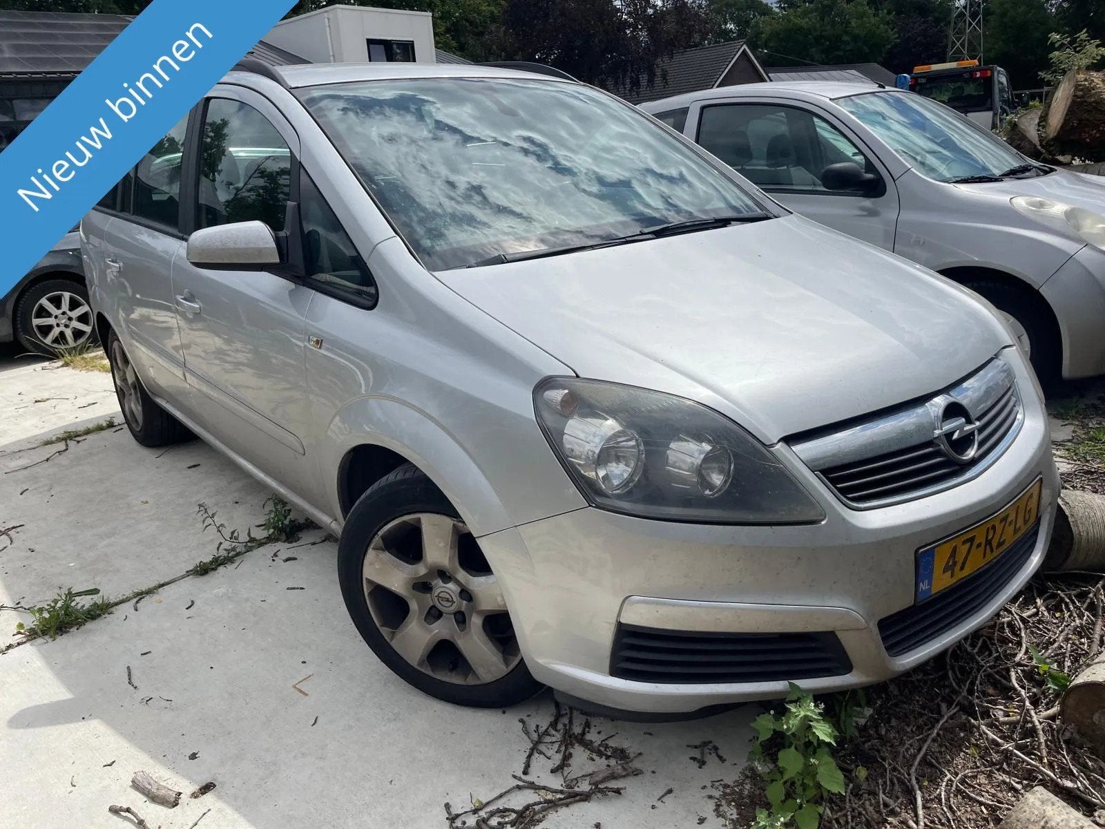 Opel Zafira 1.8 Executive Airco Zilver, Stof, Gebruikt, Zwart, 4 cilinders