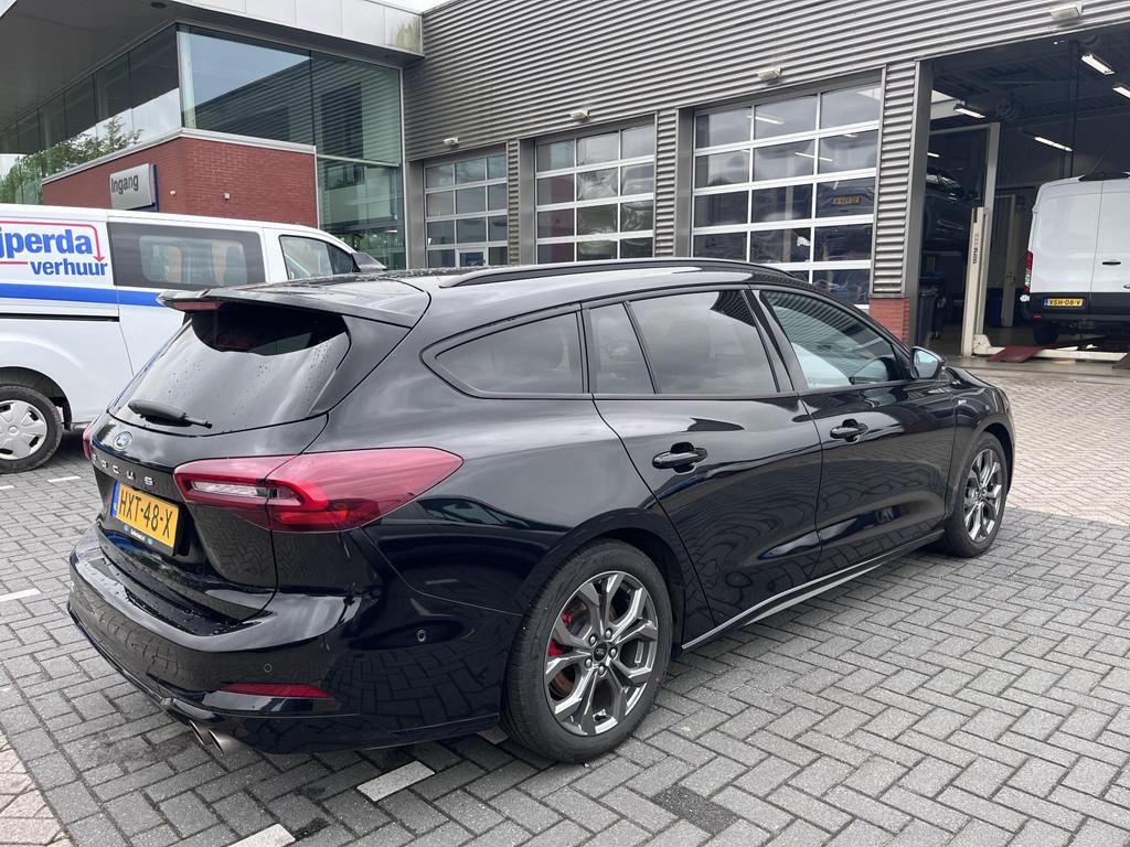 Ford Focus Wagon 1.0 EcoBoost Hybrid ST Line X | Automaat |, Stof, Gebruikt, Automatische klimaatregeling, Zwart