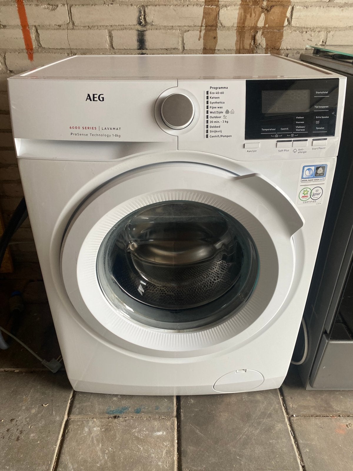 Wasmachine van AEG 6000 series, Huis en Inrichting, Ophalen, Zo goed als nieuw