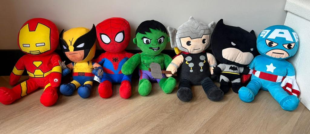 Marvel superhelden knuffels, Ophalen of Verzenden, Zo goed als nieuw, Overige typen
