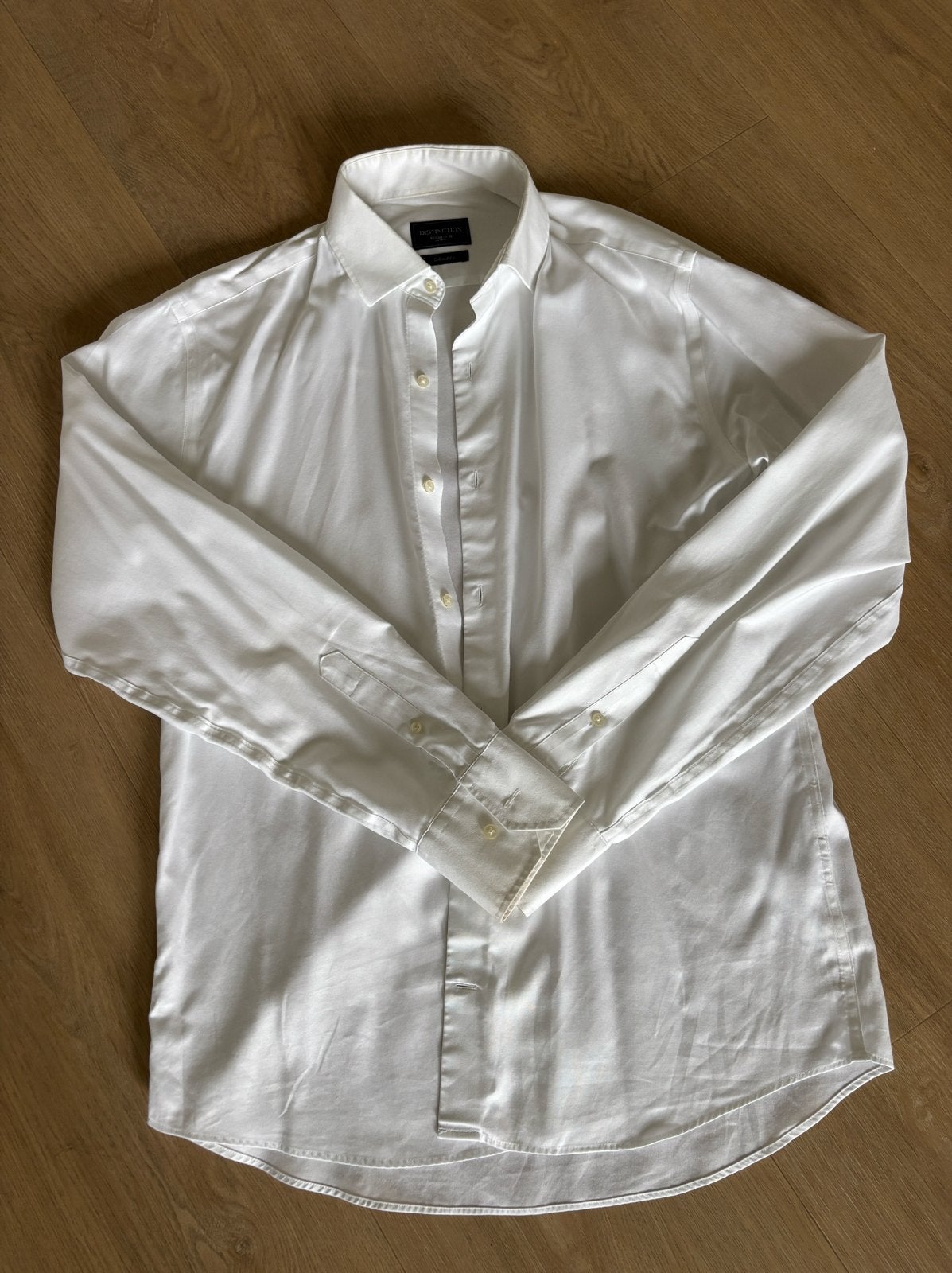 McGregor Distinction overhemd wit - Halswijdte 42 (L), Kleding | Heren, Ophalen of Verzenden, Gedragen, Wit, Halswijdte 41/42 (L)