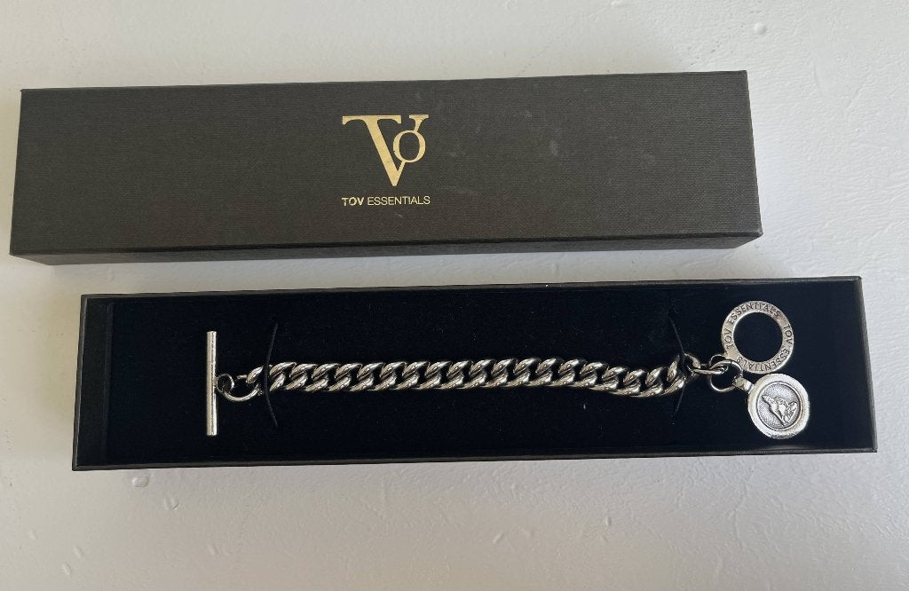 TOV Essential armband Mini Mermaid Zilver met doos, Sieraden, Tassen en Uiterlijk, Ophalen of Verzenden, Zo goed als nieuw, Met bedels of kralen