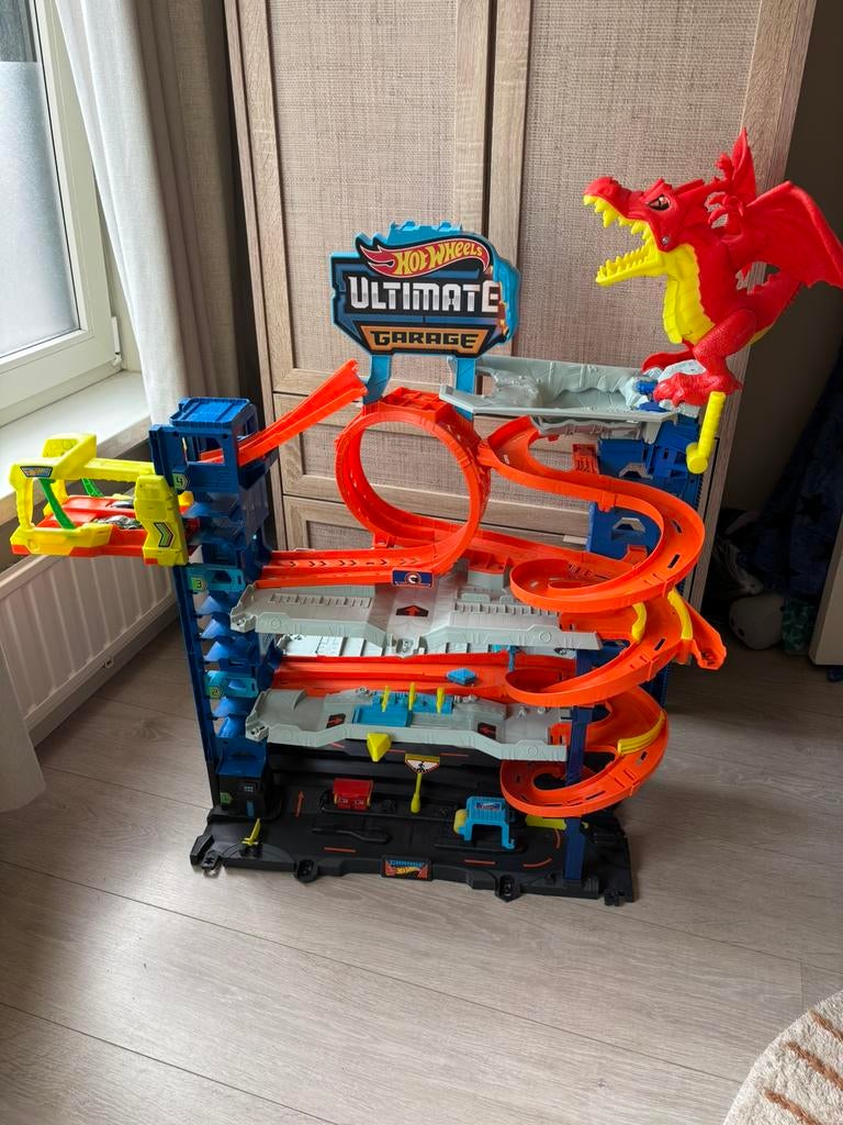 Hot wheels ultimate garage, Ophalen, Racebaan, Zo goed als nieuw, Hot Wheels