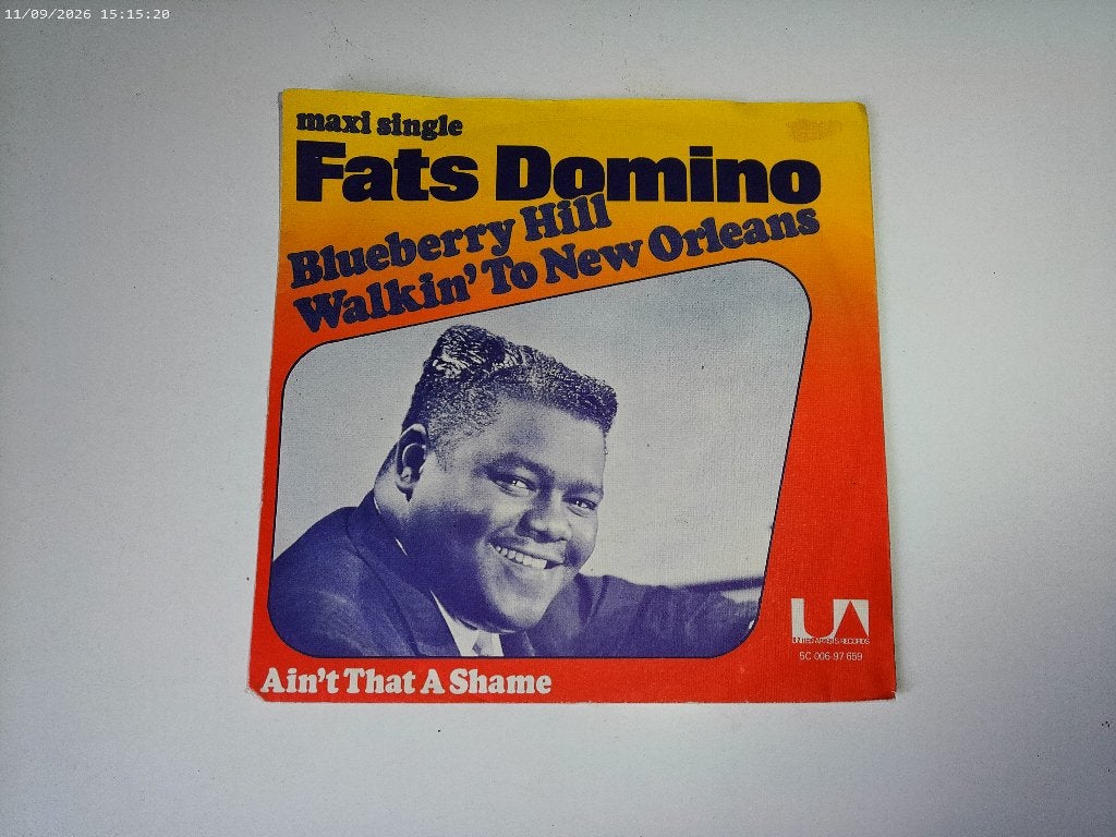 Fats Domino - Blueberry Hill / Walkin' to New Orleans, Gebruikt, 7 inch, Ophalen of Verzenden, Complilatie