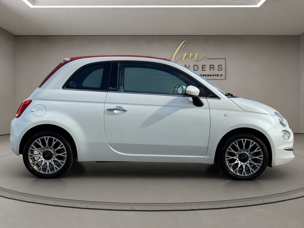 Fiat 500C 1.2 Star 2020 WIT PARELMOER | Cabrio | Navigatie |, Auto's, Keurmerk '100% Onderhouden', Gebruikt, 4 cilinders, Cabriolet
