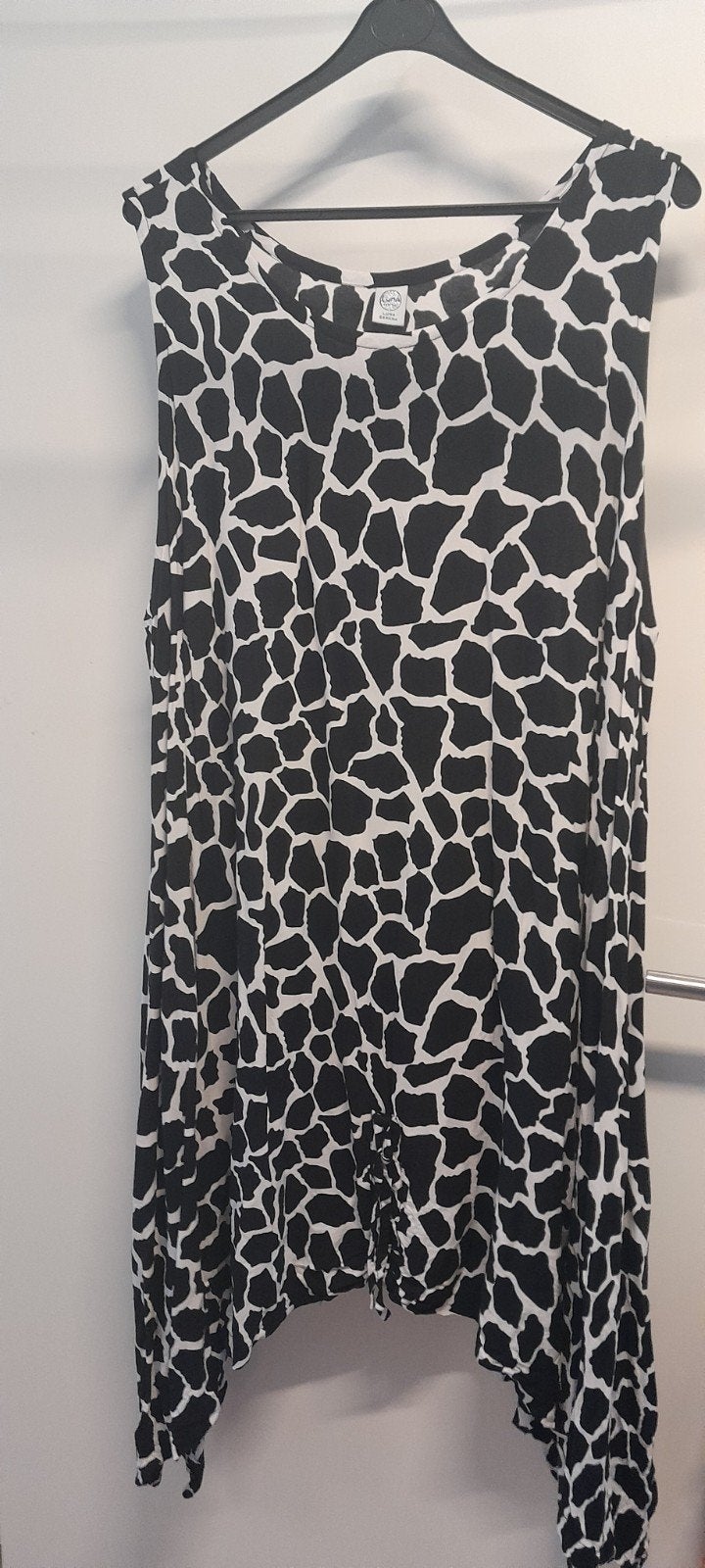 Luna Serena Zwart-Wit Giraffe Print Mouwloze Top, Zwart, Maat 46/48 (XL) of groter, Ophalen of Verzenden, Zo goed als nieuw
