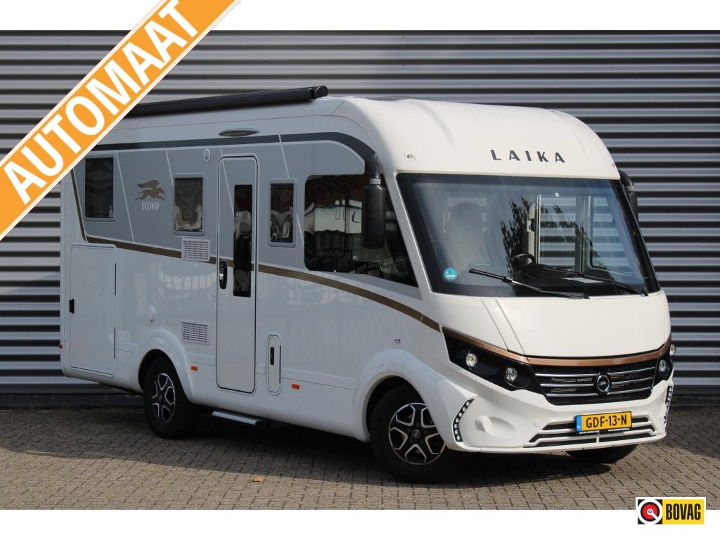 Laika Ecovip H2109 160PK Automaat Lengtebedden Trekhaak, Caravans en Kamperen, Ringverwarming, Boiler, Fiat, 6 tot 7 meter