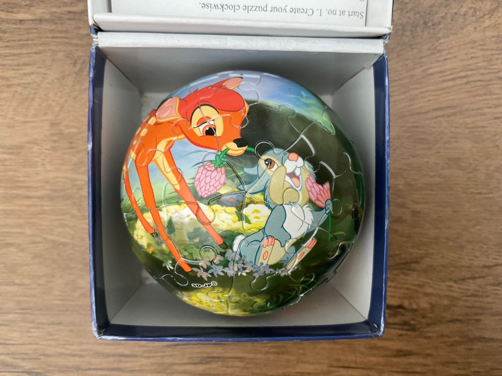 Disney Bambi en Stampertje puzzelbal met doosje, Ophalen, Nieuw