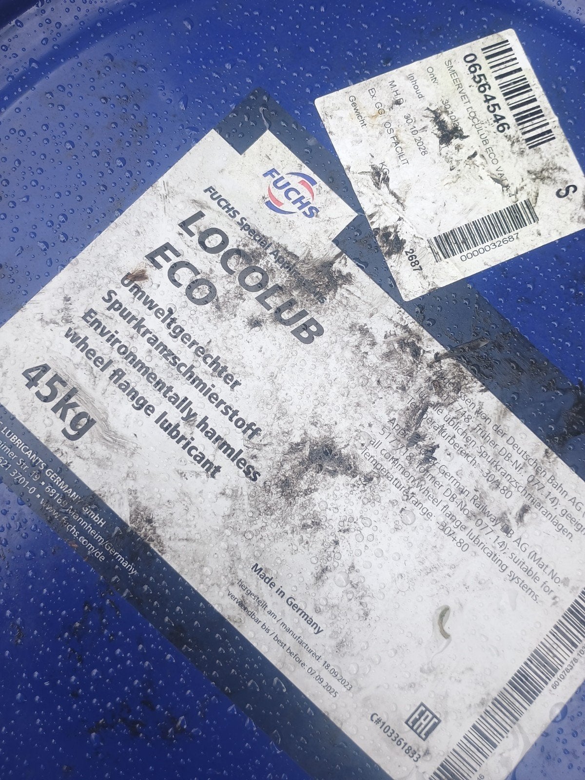 Fuchs Locolub ECO Smeermiddel - Milieuvriendelijk 45kg, Auto diversen, Ophalen of Verzenden