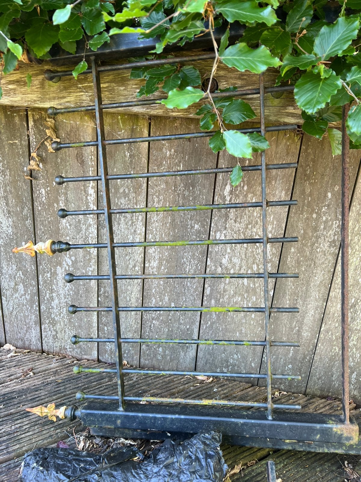 Giet ijzeren hek, Ophalen, Gebruikt, Minder dan 10 meter, Raster