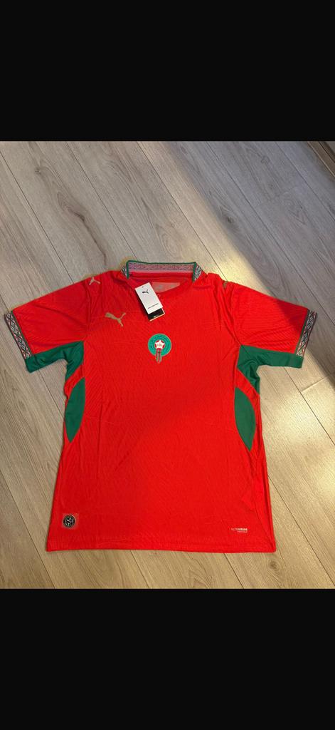 Marokko thuis shirt., Sport en Fitness, Voetbal, Ophalen of Verzenden, Zo goed als nieuw, Shirt