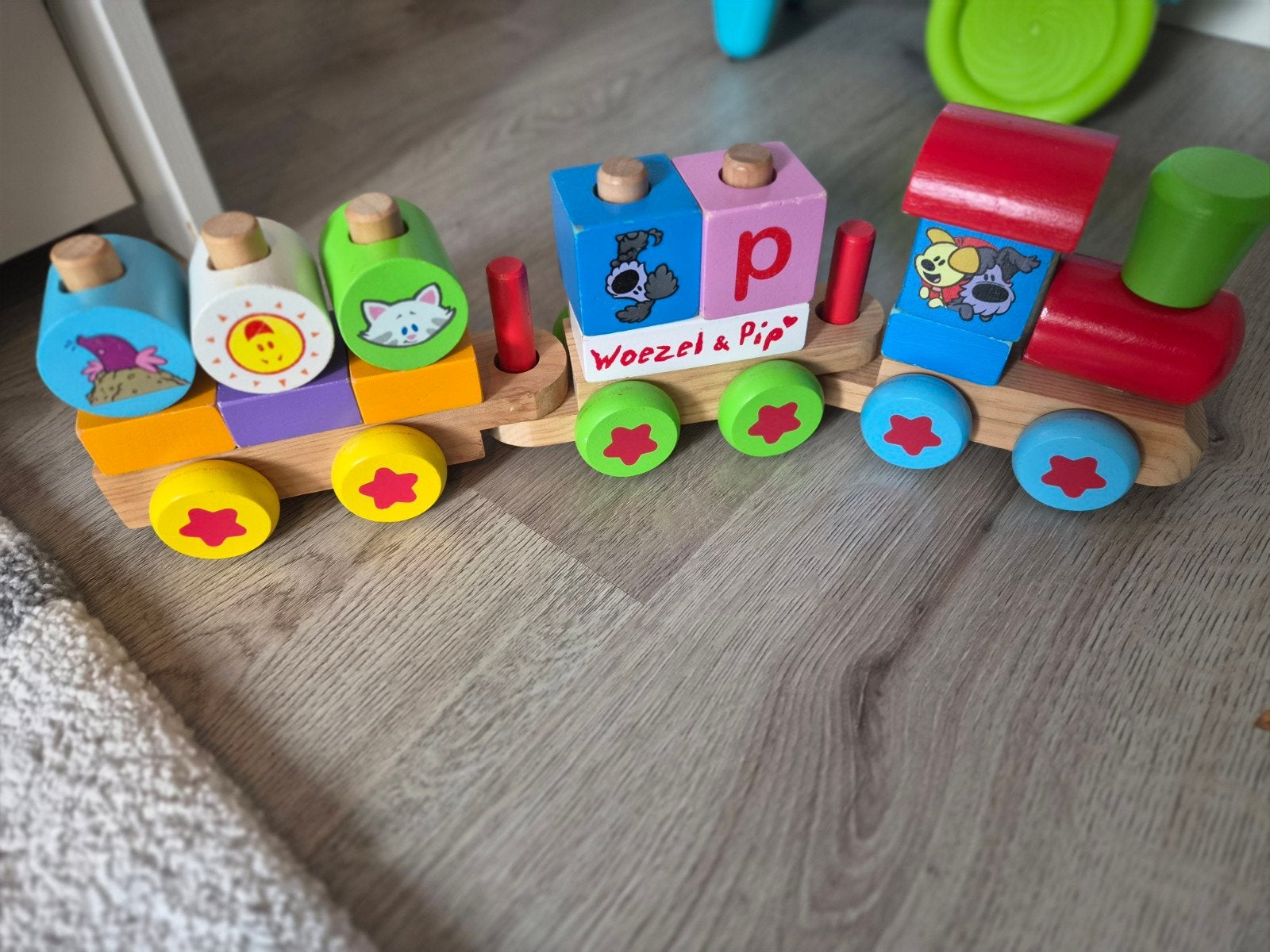Woezel en Pip Speelgoed: Tablet, Trein en Blokken, Ophalen of Verzenden, Gebruikt, Jongen of Meisje
