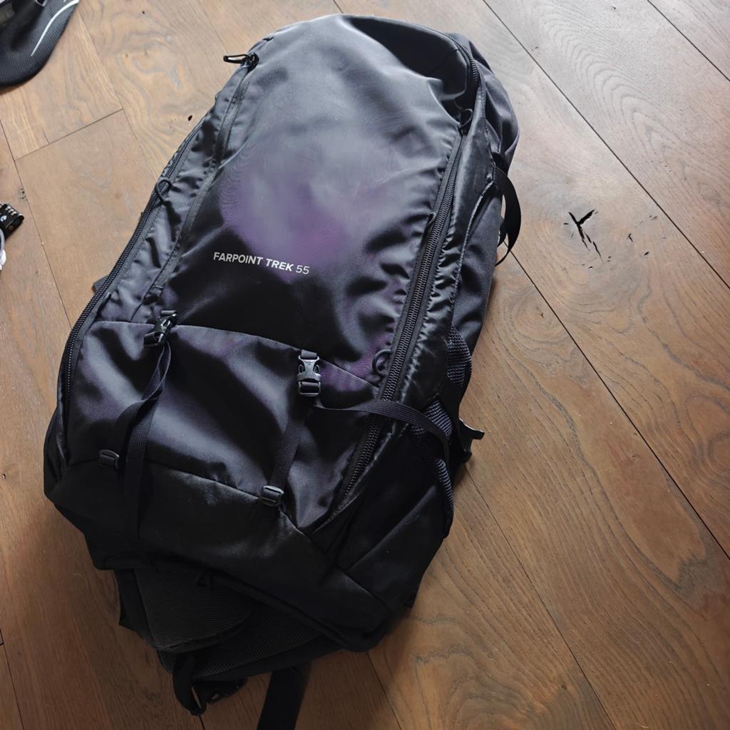 Osprey Farpoint Trek 55 liter backpack - Zo goed als nieuw, Sieraden, Tassen en Uiterlijk, Tassen | Rugtassen, Ophalen, Zo goed als nieuw