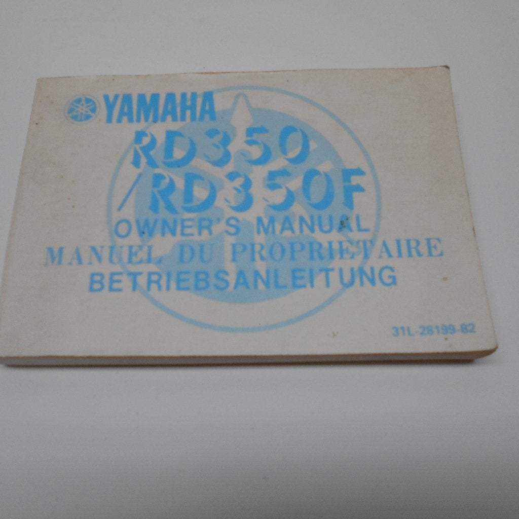 Yamaha RD 350 instruktieboekje, Ophalen of Verzenden, Yamaha