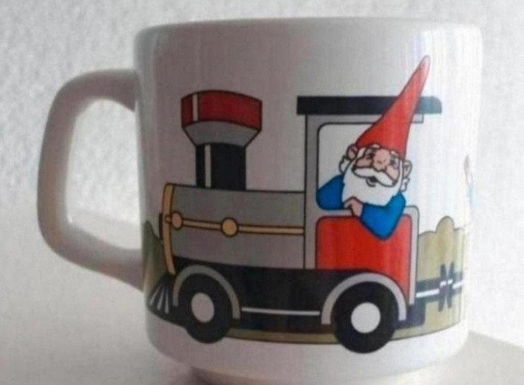 Beker David de Kabouter, Ophalen of Verzenden, Zo goed als nieuw, Overige stijlen, Kop(pen) en/of Schotel(s)