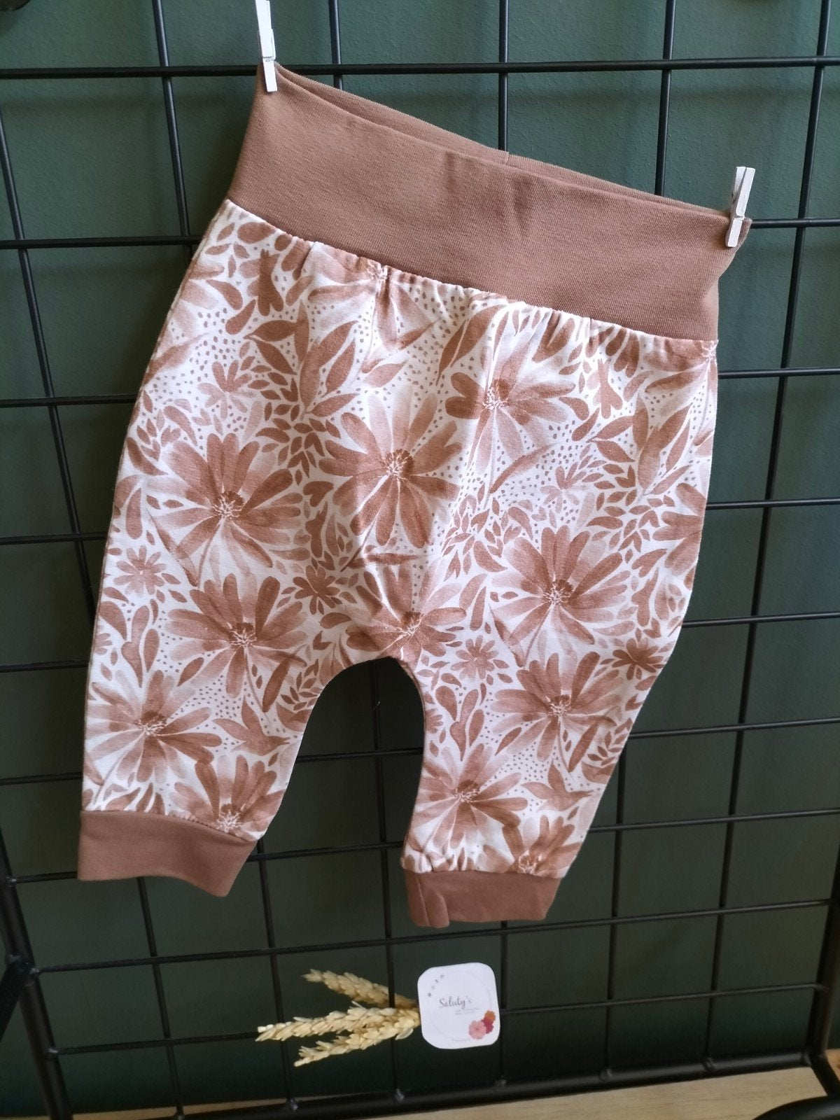 Nieuw handgemaakt • Baby harembroekje 50/56, Broekje, Meisje, Nieuw, Ophalen of Verzenden
