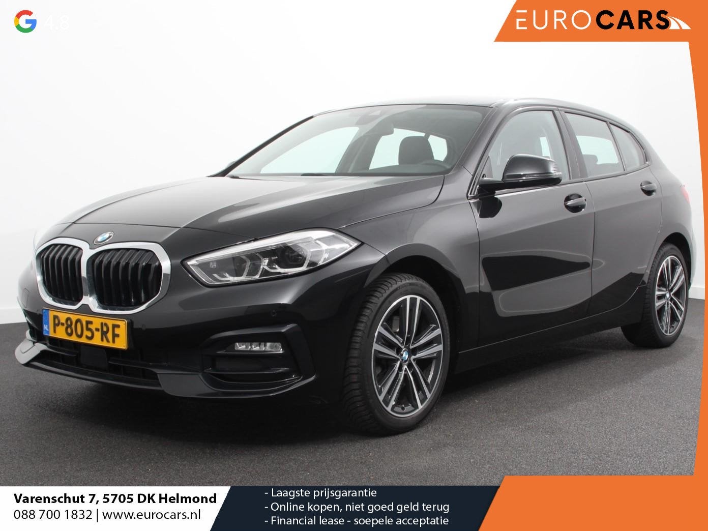 BMW 1 Serie 118i Automaat High Executive Navigatie Cruise Co, Auto's, BMW, 136 pk, Gebruikt, Zwart, Bedrijf