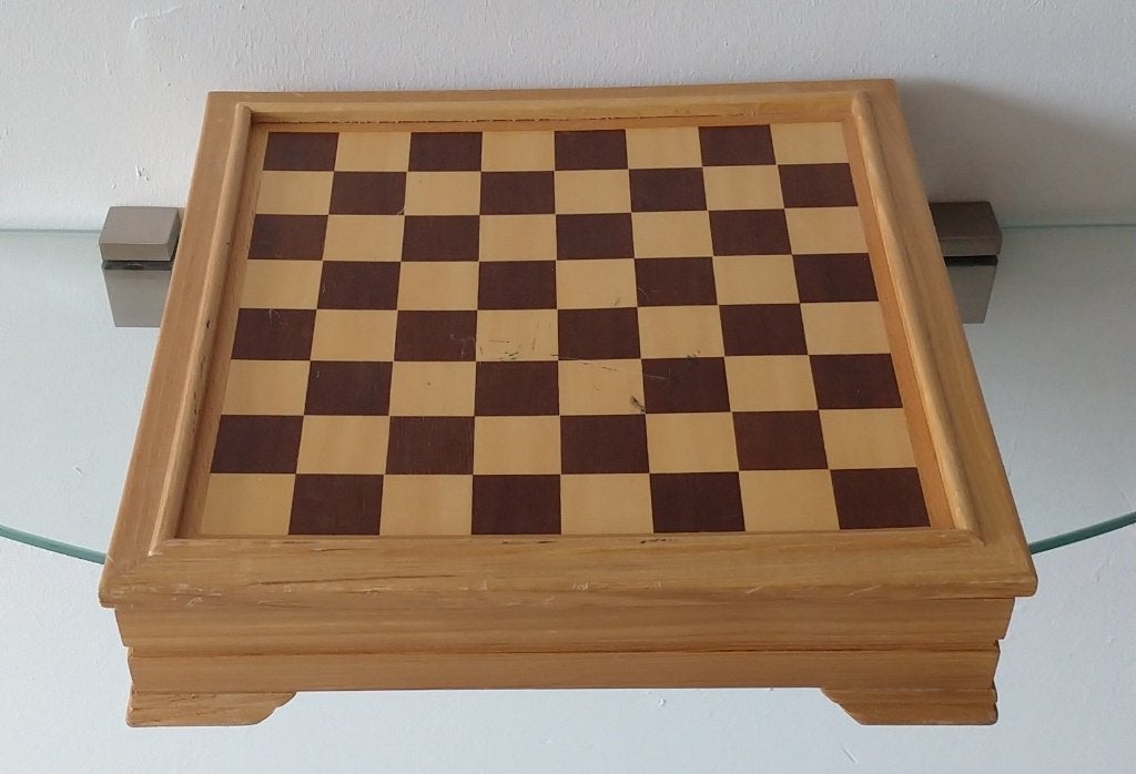 spellen in houten box, volgnr 25, Een of twee spelers, Ophalen of Verzenden, Nieuw