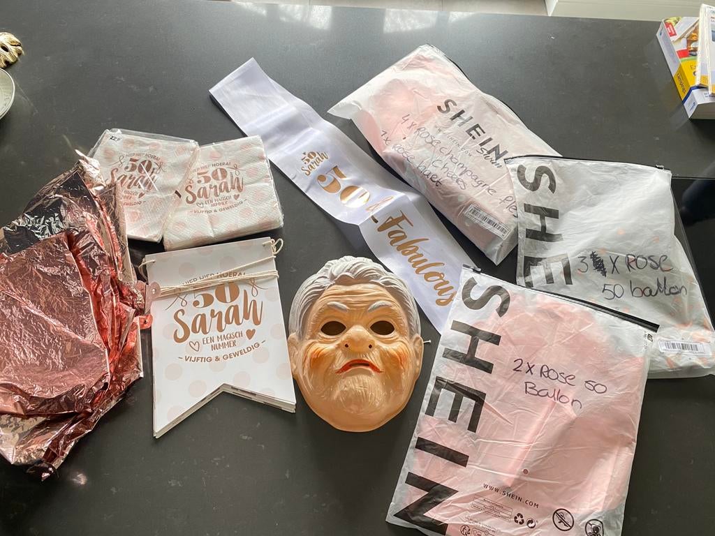 Sarah versier pakket, Ophalen of Verzenden, Zo goed als nieuw, Versiering, Abraham of Sarah