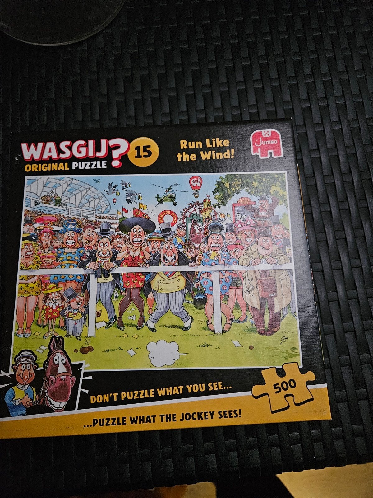 Wasgij? Original 15 - Run Like the Wind! 500 stukjes, Ophalen of Verzenden, 500 t/m 1500 stukjes, Gebruikt, Legpuzzel