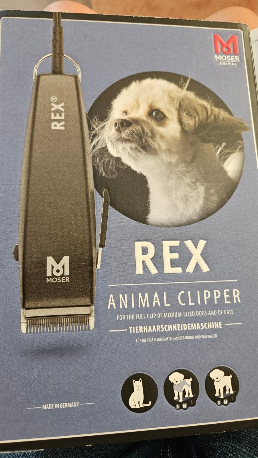 Rex Honden tondeuse, Ophalen