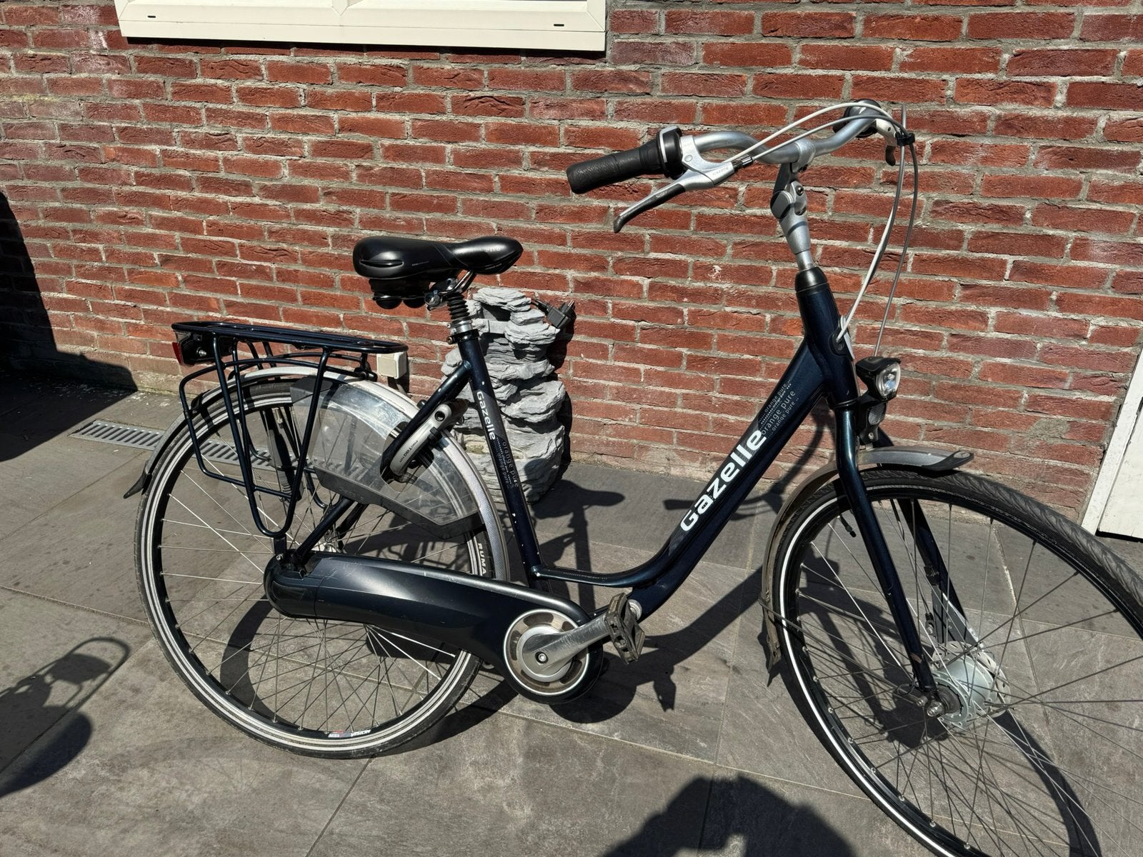 Gazelle orange pure damesfiets, Fietsen en Brommers, Fietsen | Dames | Damesfietsen, Ophalen of Verzenden, Zo goed als nieuw, Gazelle