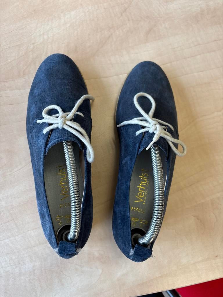Verhulst damesschoen maat 6, Ophalen of Verzenden, Gedragen, Blauw, Schoenen met lage hakken