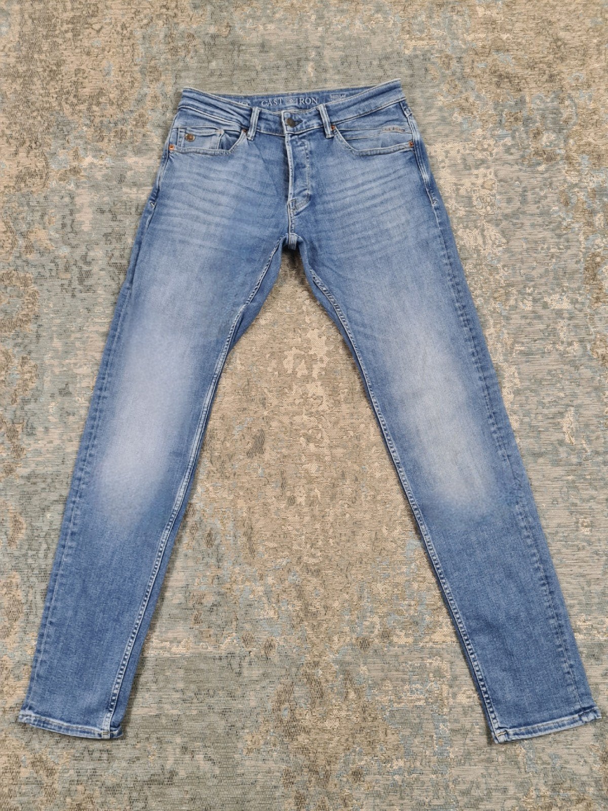 Cast Iron SHIFTBACK W32 L34 Tapered STRETCH Bronno3234 Blauw, New Yorkstraat 50, 1175 RD Lijnden, https://www.justbrands.nl/klantenservice