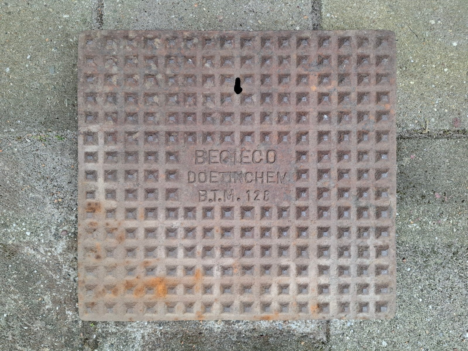 Gietijzeren putdeksel Doetinchem, Ophalen, Gebruikt