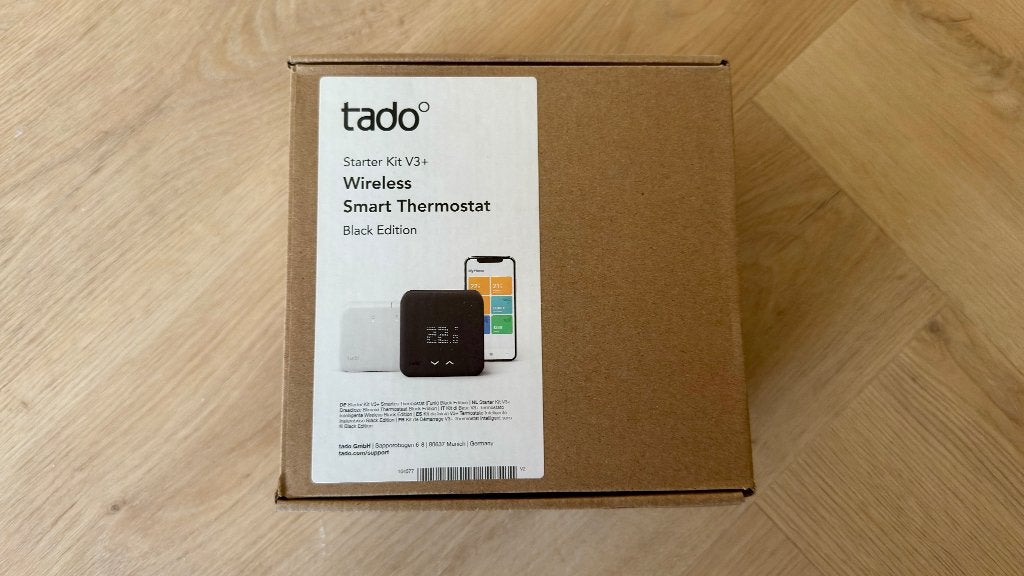 tado Draadloze Thermostaat V3+ Starterkit | Black | NIEUW, Ophalen, Slimme thermostaat, Nieuw