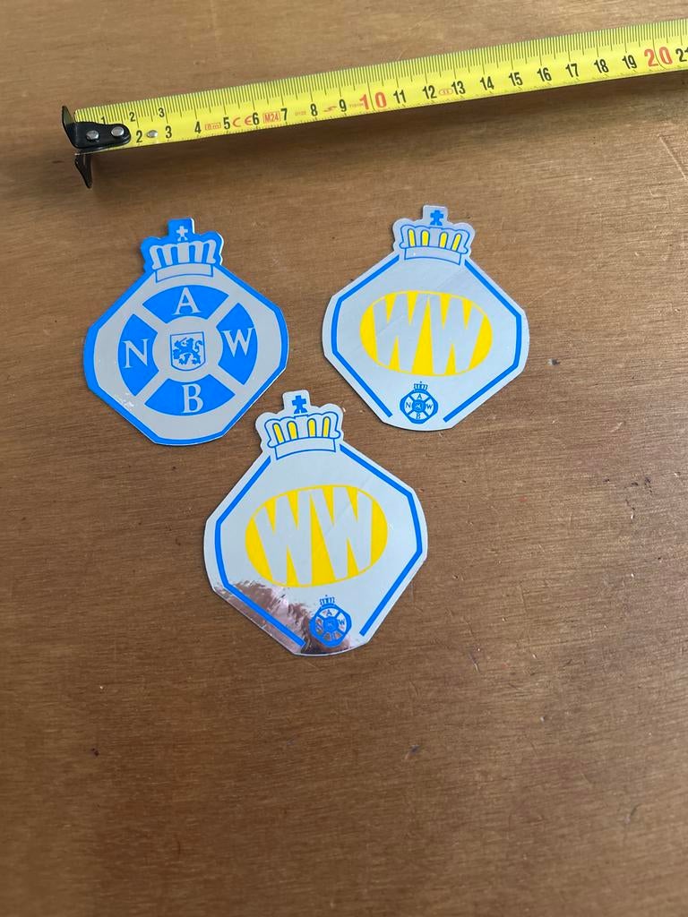 ANWB Wegenwacht Stickers - Set van 3, Ophalen of Verzenden