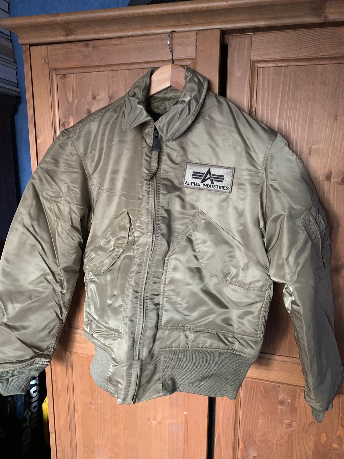 Nieuw Alpha Industries Bomberjack MA-1 MA 1 Pilotenjas S, Ophalen of Verzenden, Nieuw, Maat 46 (S) of kleiner, Groen