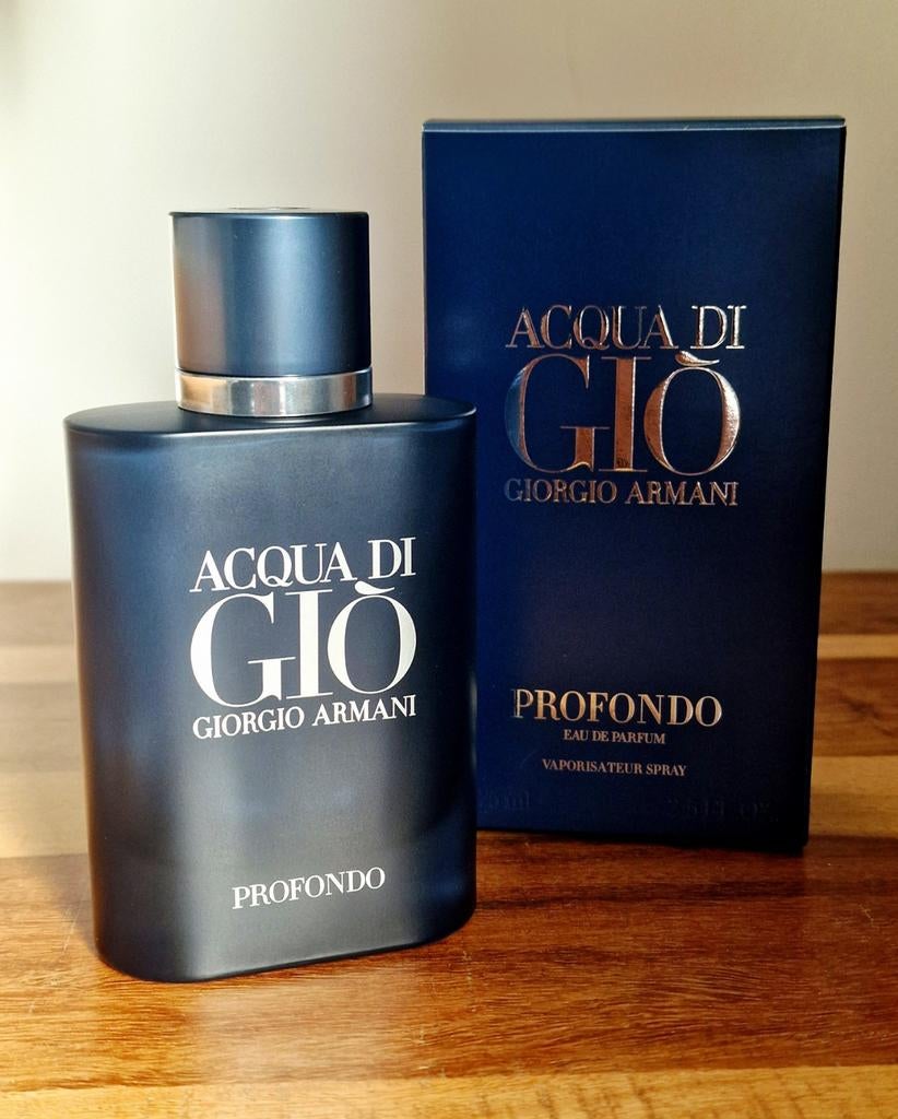 Acqua di Giò Profondo OG 75 ml (Lege fles), Ophalen of Verzenden, Nieuw