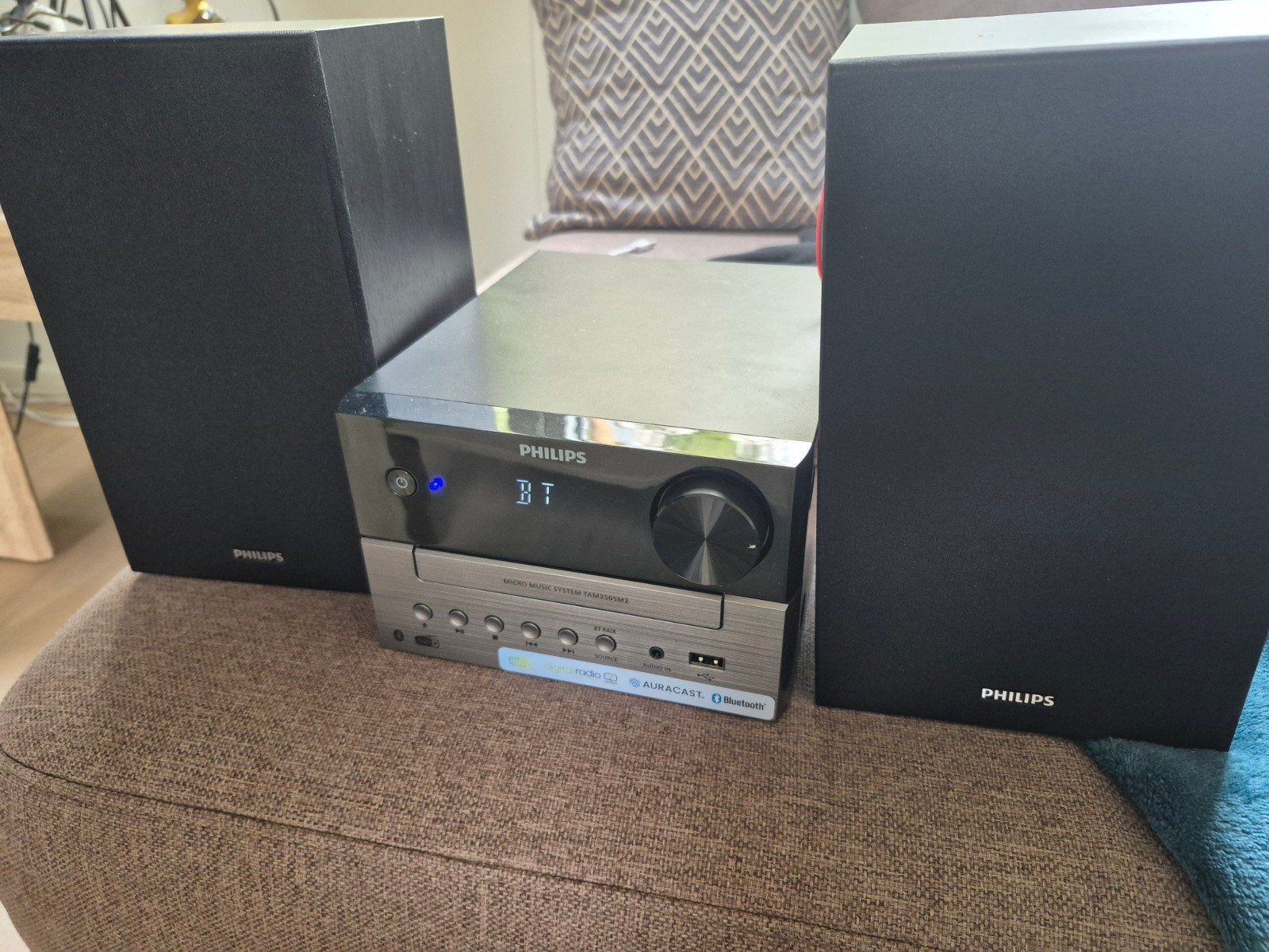 Philips Microset met Bluetooth en CD-speler, Audio, Tv en Foto, Stereo-sets, Ophalen, Philips, Microset, Zo goed als nieuw