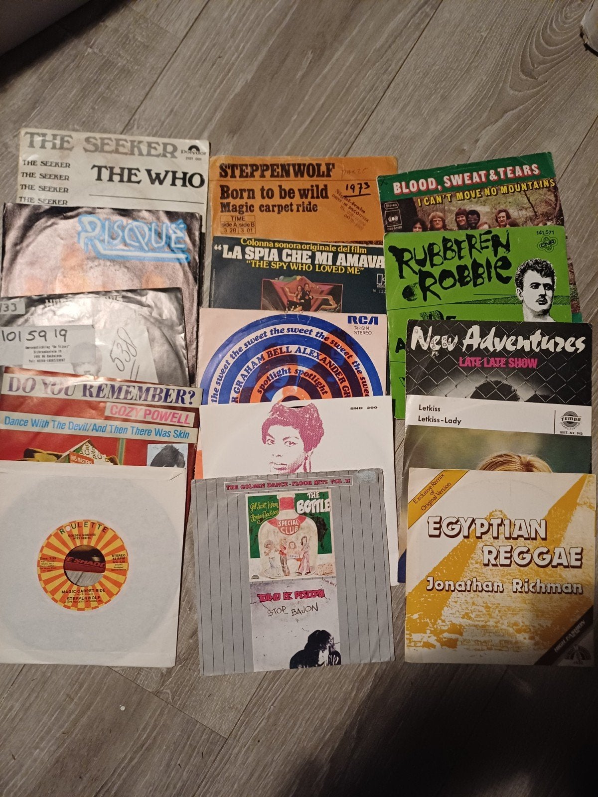 partij singels , vinyl, Ophalen of Verzenden, Gebruikt, Pop