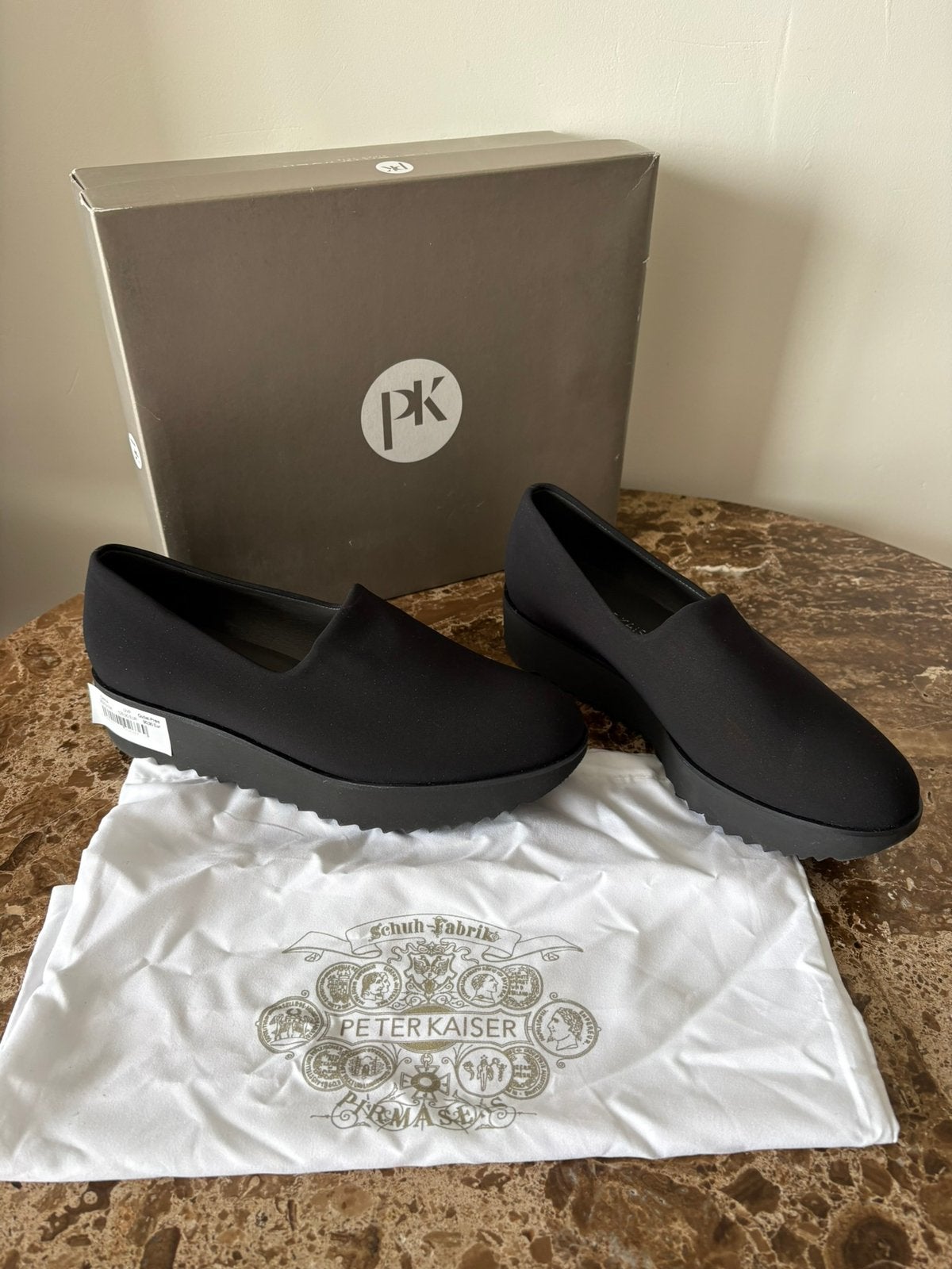 Peter Kaiser daria loafers instappers - maat 38 - nieuw, Nieuw, Ophalen of Verzenden, Instappers, Zwart