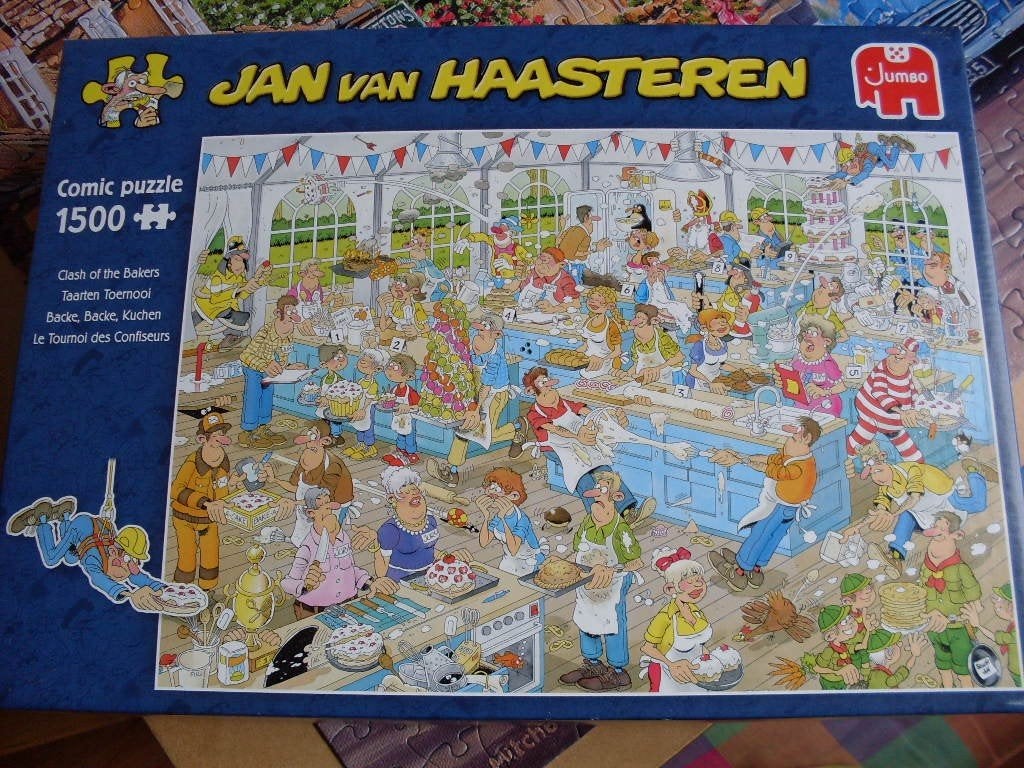 J.v.Haasteren / Falcon / Rav-burger / Goliath / Gibsons /, Hobby en Vrije tijd, Denksport en Puzzels, Ophalen, 500 t/m 1500 stukjes