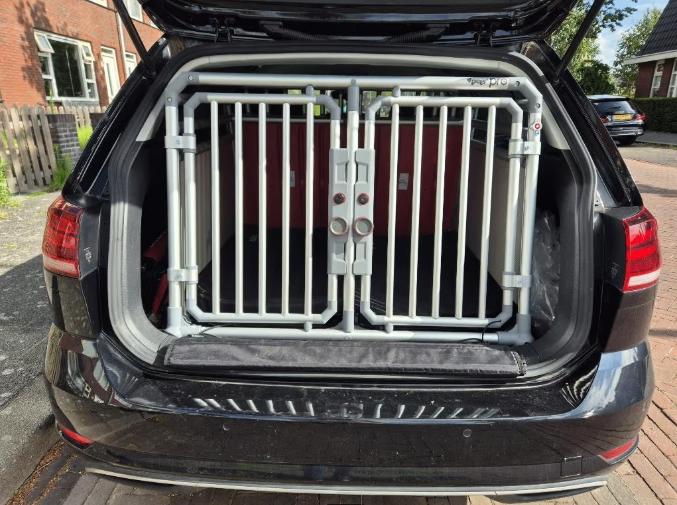 Hondenbench autobench 4Pets pro Dubbel Large, Dieren en Toebehoren, Hondenbenches, Zo goed als nieuw, Ophalen