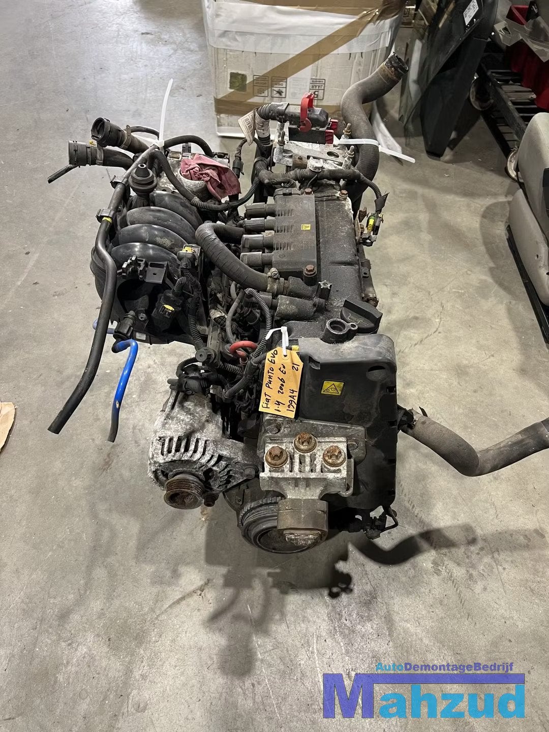 FIAT GRANDE PUNTO 1.4 199A4 Motor motorblok 2005-2013, Gebruikt, Stellantis Europe S.p.A., Ophalen of Verzenden, Info@stellantis.com