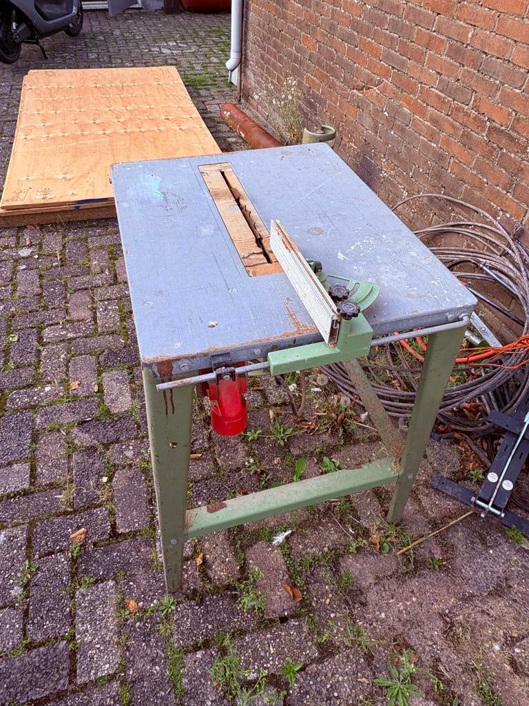 Zaagtafel - Elektra Beckum - Krachtige 1.8 kW motor, Gebruikt, Cirkelzaag, 70 mm of meer, Ophalen of Verzenden