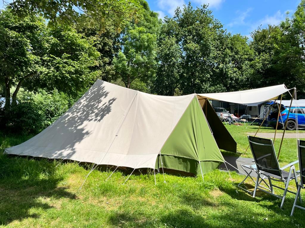 Katoenen tent Randstad- type Bunzing, Caravans en Kamperen, Tenten, Ophalen, Gebruikt, Tot en met 4